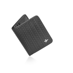 JW 10028 BK – Woven Vertical Wallet