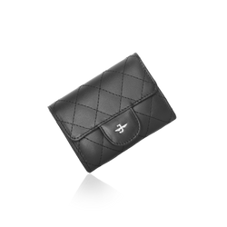JW 10030 BK –  Quilted Card Wallet