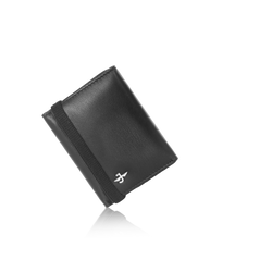 JW 10092 BK –  Tri-Fold Wallet With Strap Closure
