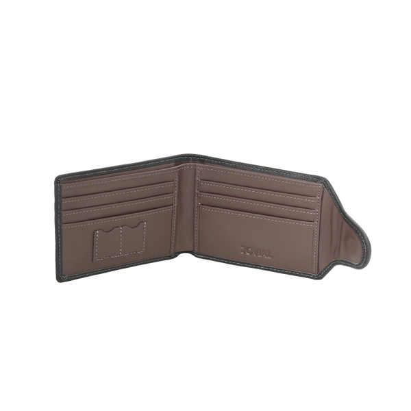 JW 10093 BK – Wallet with Flap Closure and SD/SIM Slots