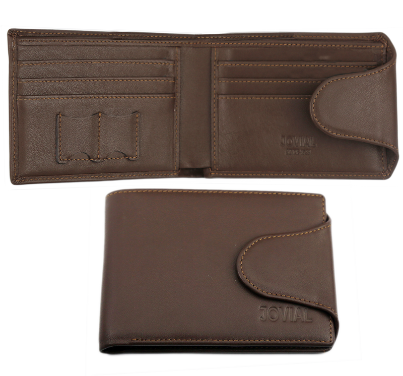 Wallet:JW29BR JOVIAL Genuine leather