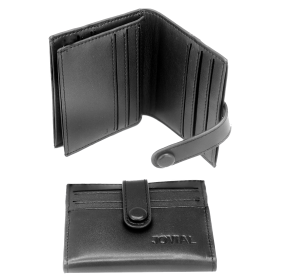 JOVIAL Wallet JO-003BK Gents Genuine Leather